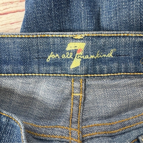 7 for all Mankind Josefina Skinny Boyfriend Jeans Sz 25 - Picture 9 of 14